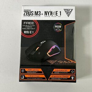 Gamdias Zeus M3 RGB Streaming Lighting Mouse 7200DPI Black 7 Keys Pad not Includ